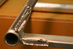 broken left side weld
